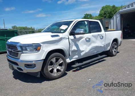 2021 Ram 1500 Laramie 4X4 6'4 Box from USA, damaged, VIN 1C6SRFRTXMN682089